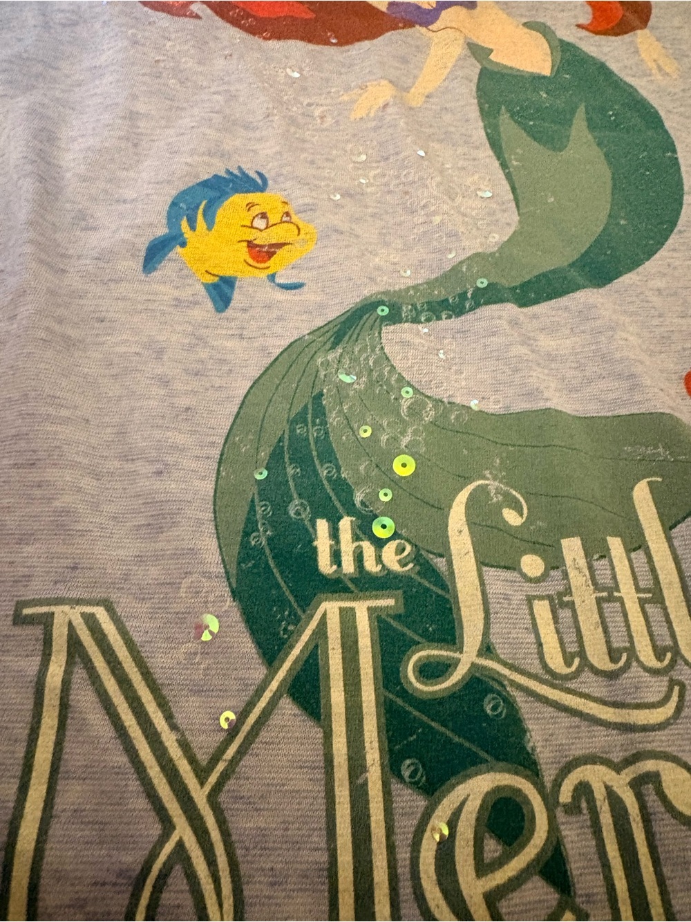 Disney The Little Mermaid Tee — Green, Yellow, Blue
